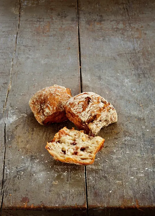 Fazer Leipurit cashew-karpalociabatta kg vehnäsämpylä