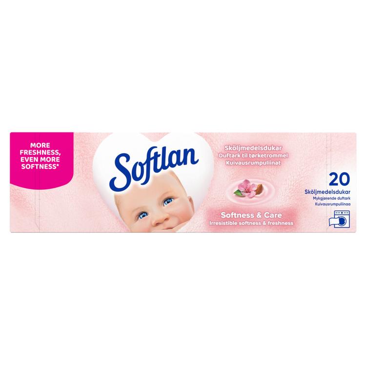 Softlan Softness & Care kuivausrumpuliina 20kpl