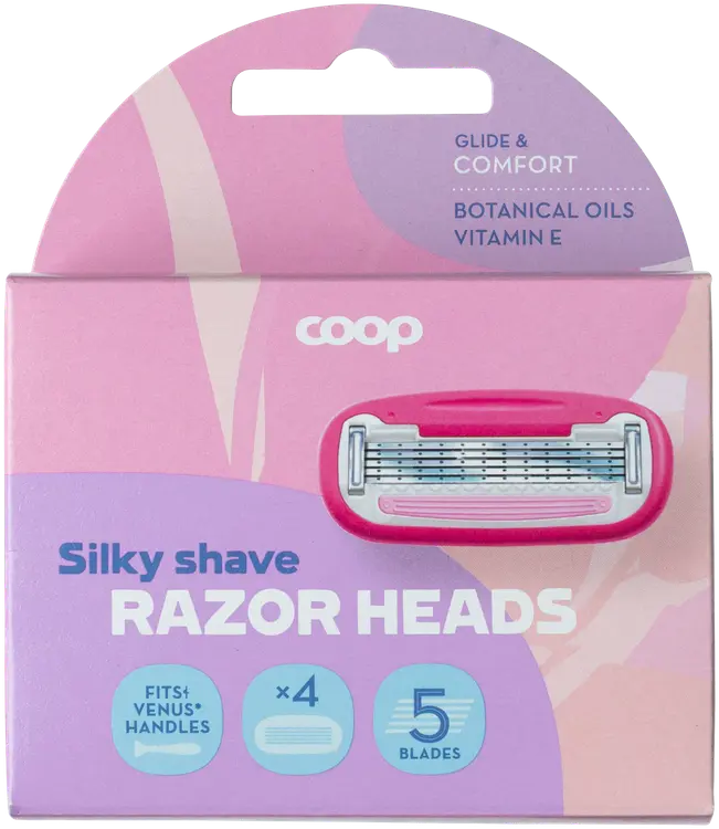 Coop Silky Shave vaihtoterät 4 kpl