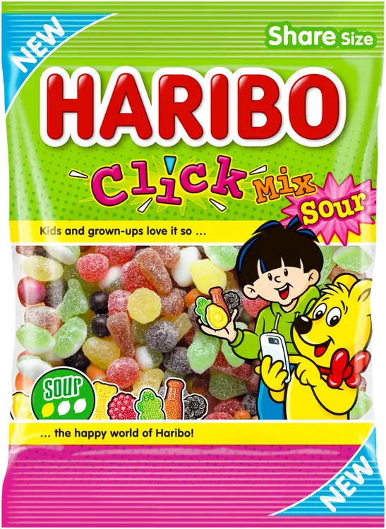 HARIBO Click Mix Sour 250 g karkkipussi