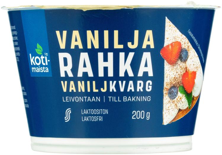 Kotimaista vaniljarahka leivontaan 200 g