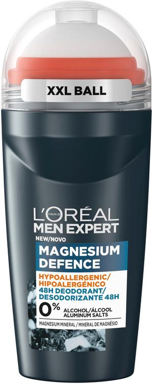 L'Oréal Paris Men Expert Magnesium Defense Hypoallergenic 48H roll-on deodorantti 50 ml