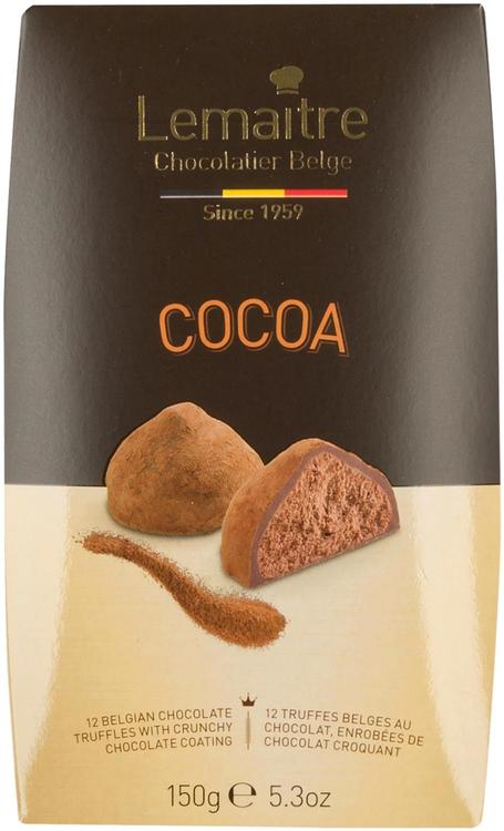 Lemaitre 150g Cocoa Double coated tryffeli