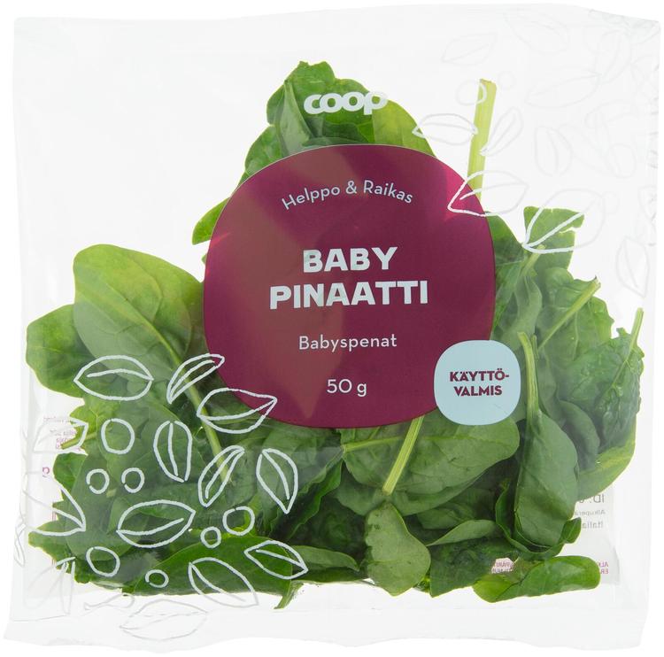 Coop babypinaatti 50 g