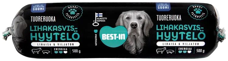 Best-In Lihakasvishyytelö Koiran Tuoreruoka 500g