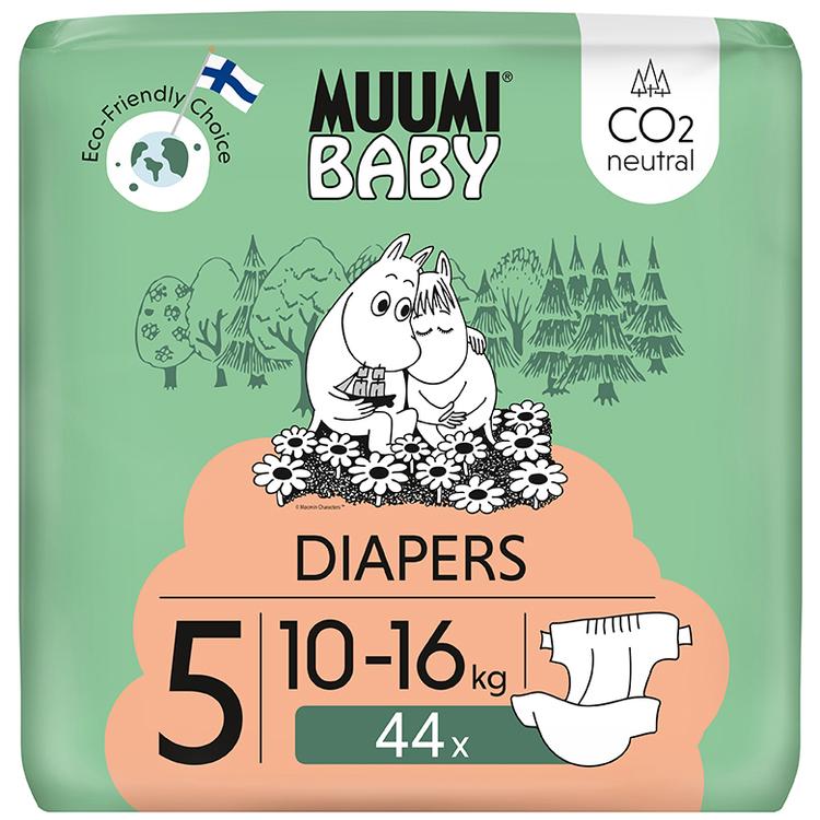 Muumi Baby Diapers teippivaippa 5 - 44 kpl 10-16 kg