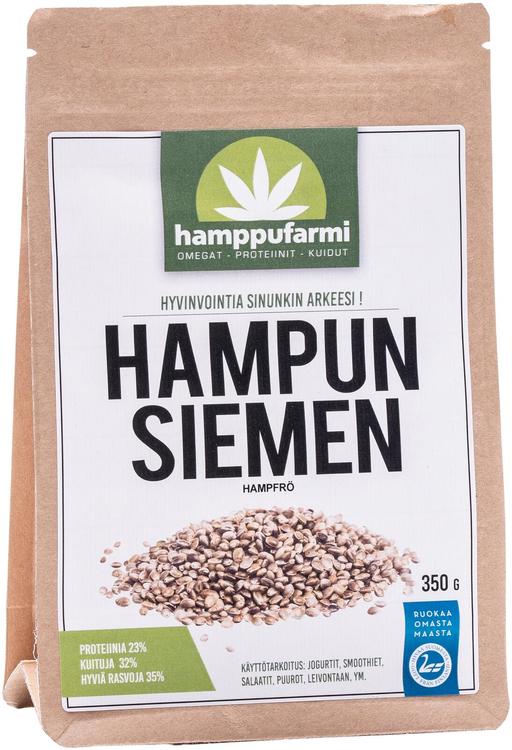 HamppuFarmi 350g kuorellinen hampunsiemen