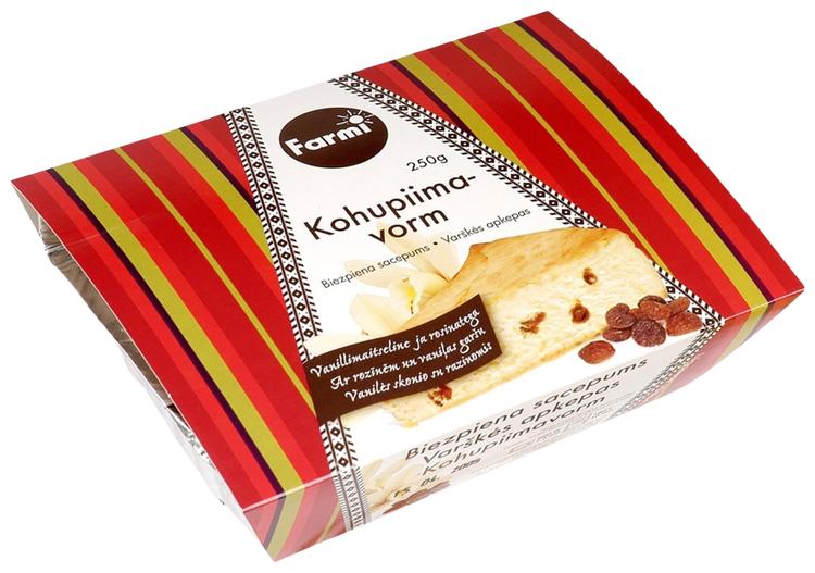 Rosinatega kohupiimavorm, 250 g