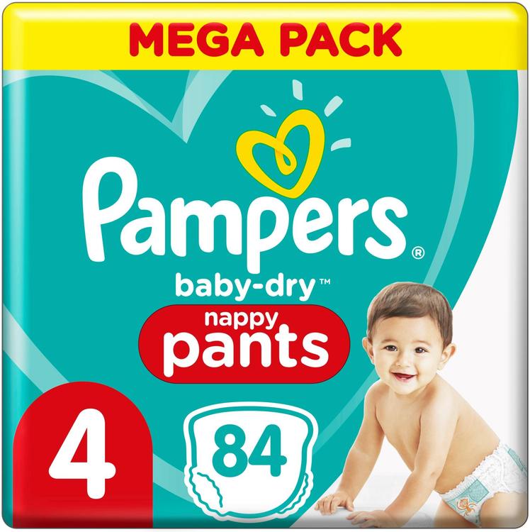 Pampers 84kpl Baby Dry Pants S4 9-15kg housuvaippa