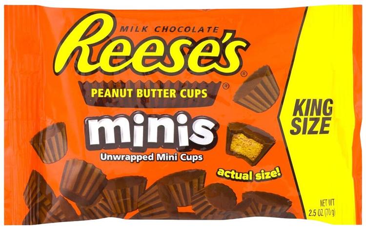 Reese's Peanut Butter Cup MINI 70 g pienet maapähkinävoisuklaapalat