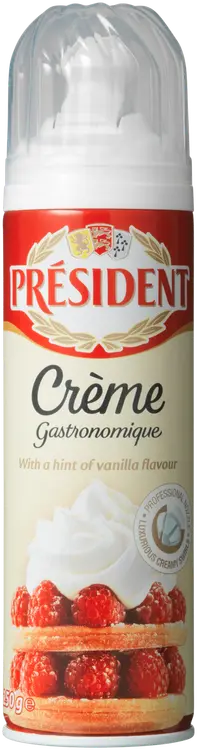 Président sokeroitu kermavaahto spray 250g