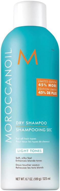 Moroccanoil Dry Shampoo Light tones JUMBO kuivashampoo 323 ml