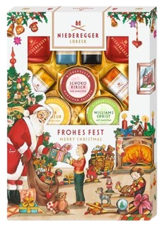Niedregger jõulu martsipani assortii 206g