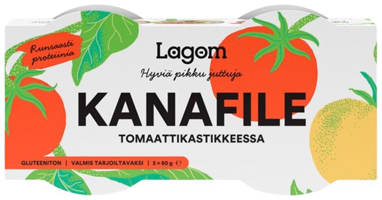 Lagom Kanafile tomaattikastikkeessa 2x80g/2x52g