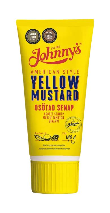 Johnny's Yellow Mustard sinappi190g