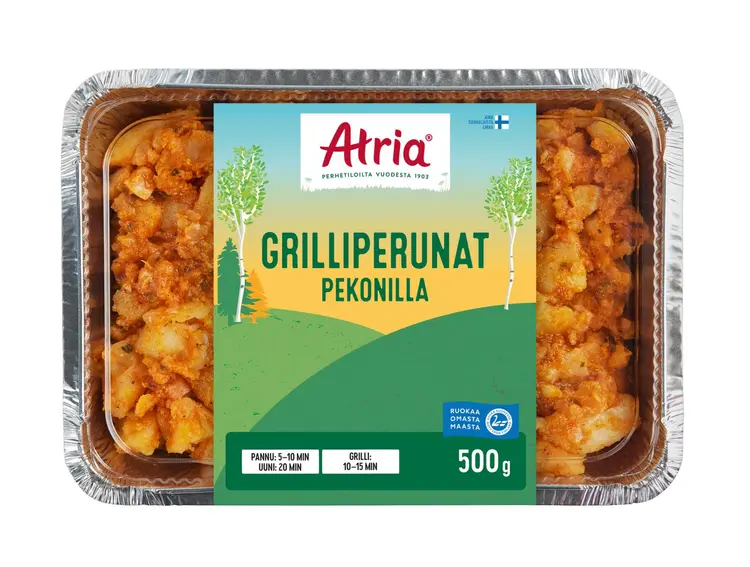 Atria Grilliperunat Pekonilla 500g