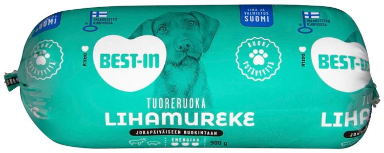 Best-In Lihamureke Koiran Tuoreruoka 900g