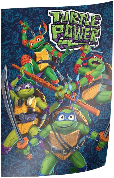 TMNT nidottu vihko, 60 sivua, 7 x 7 mm ruuduilla