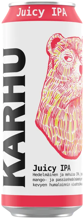Karhu Juicy IPA olut 4,6 % tölkki 0,5 L