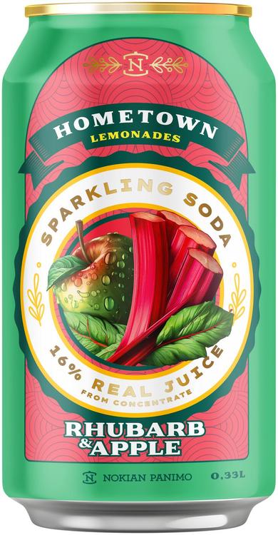 Hometown Lemonades Rhubarb & Apple 0,33l
