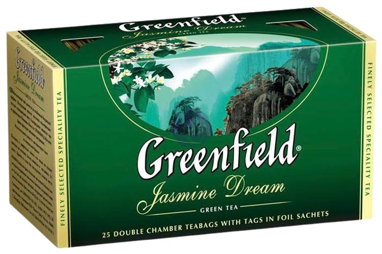 GREENFIELD Jasmine Dream roheline tee 2g*25