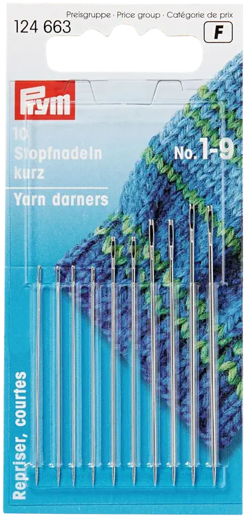 Prym parsinneulalajitelma koot 1-9 10 kpl/pakkaus
