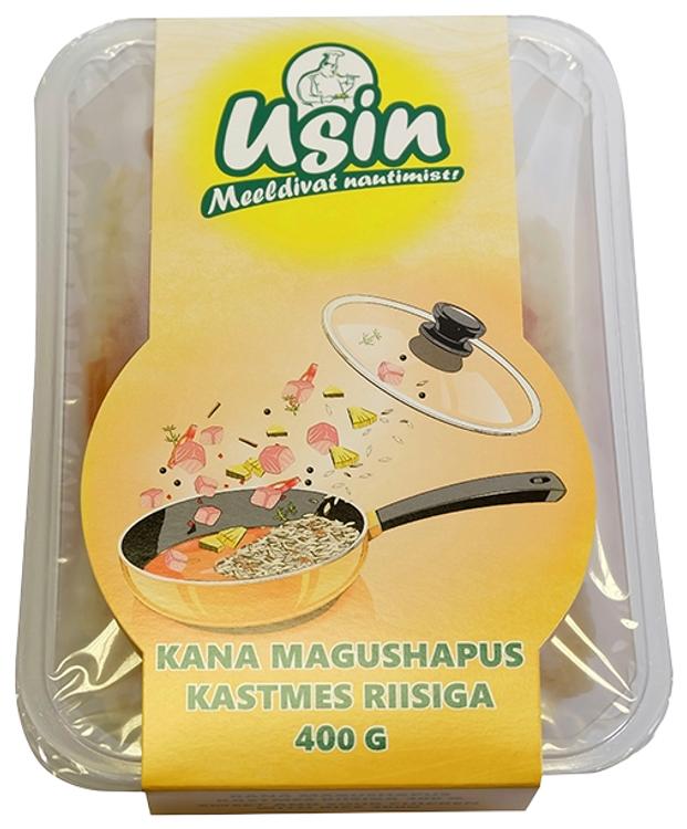 Magushapukaste kanaga ja riisiga 400 g