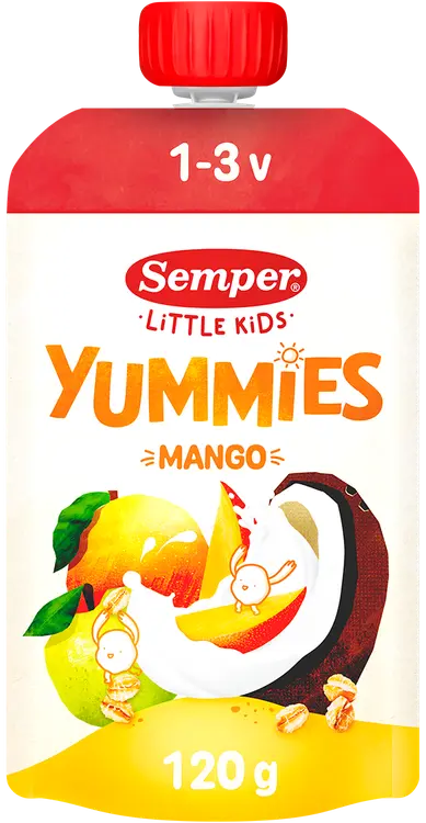 Semper Yummies smoothie mango 120g 1-3 vuotiaille