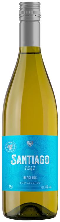 Santiago 1541 Riesling valkoviinijuoma 8% 0,75L plo