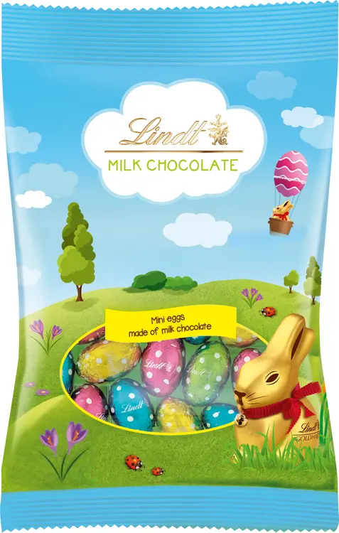 Lindt Pääsiäinen Minimunat Maitosuklaa 90g