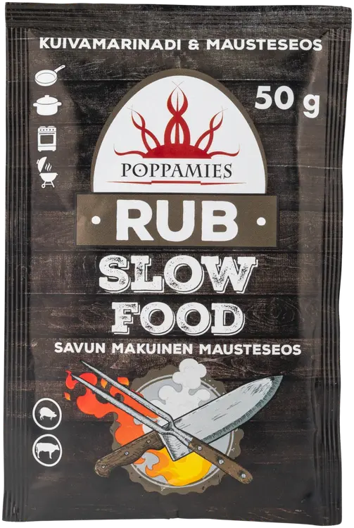 Poppamies Rub Slow Food mausteseos 50g