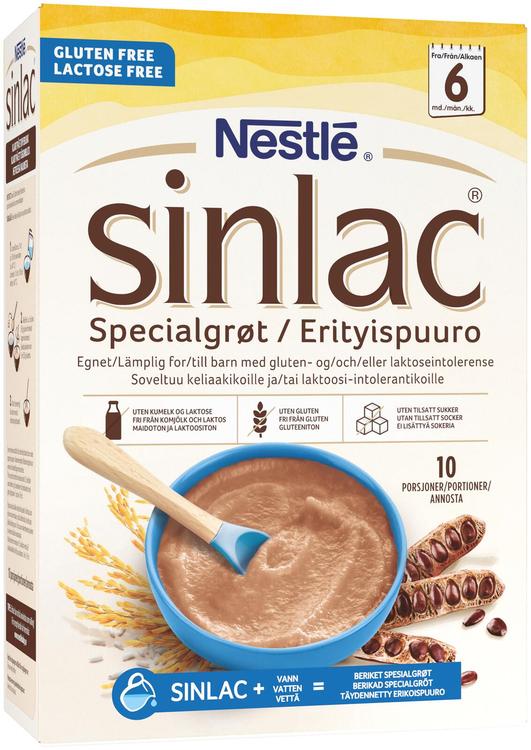 Nestlé Sinlac Maidoton ja gluteeniton riisipuuro 6kk 500g