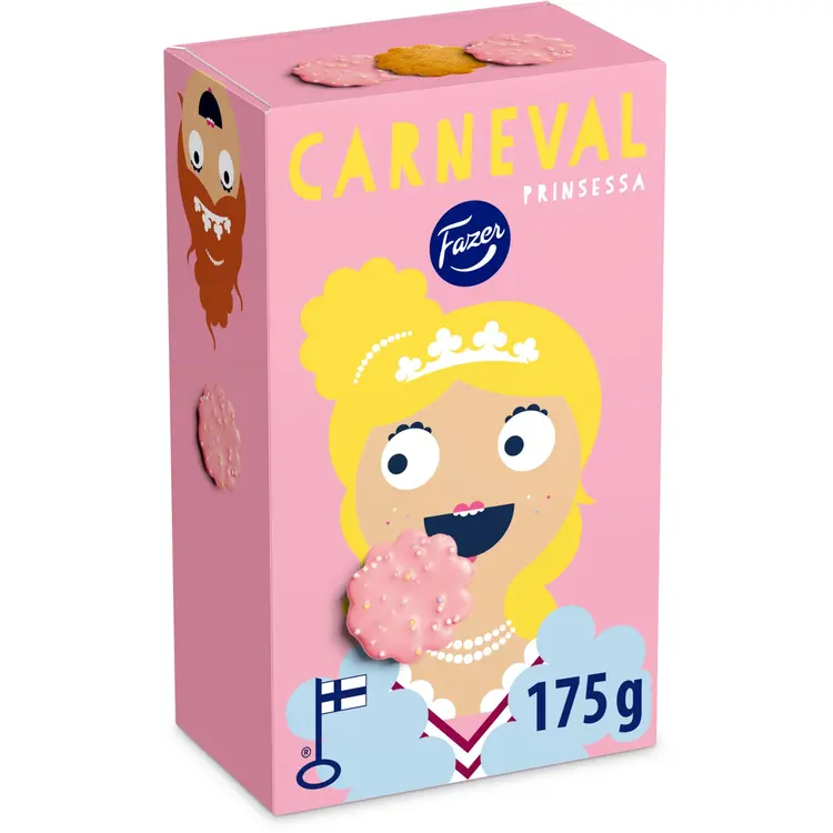Fazer Carneval Prinsessa piparkakku 175g