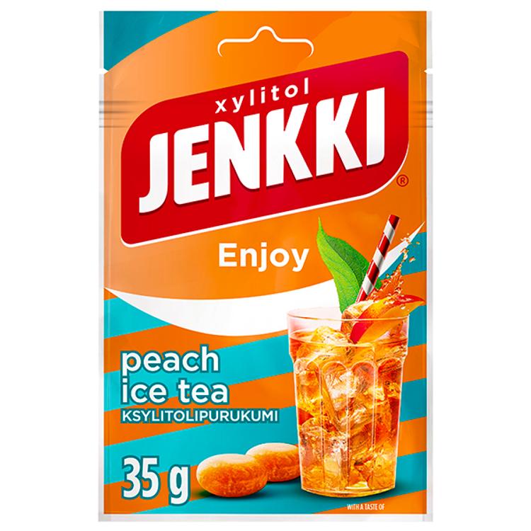 Jenkki Enjoy Peach Ice Tea ksylitolipurukumi 35g