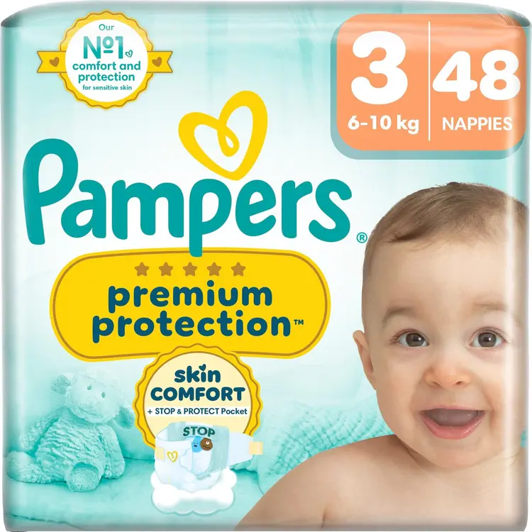 Pampers Premium Protection S3 6-10kg 48kpl vaippa