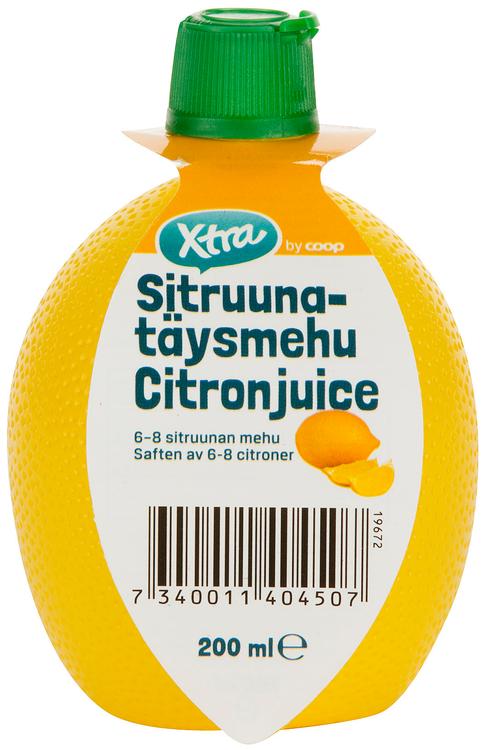 Xtra 200ml sitruunatäysmehu