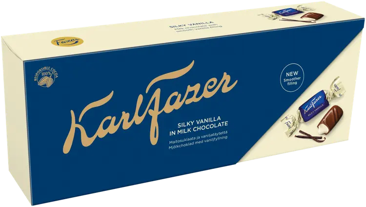 Karl Fazer Silky Vanilla suklaakonvehti 270g
