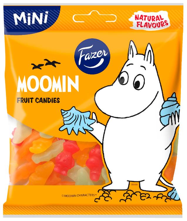 Fazer Moomin hedelmäkarkkipussi 80g