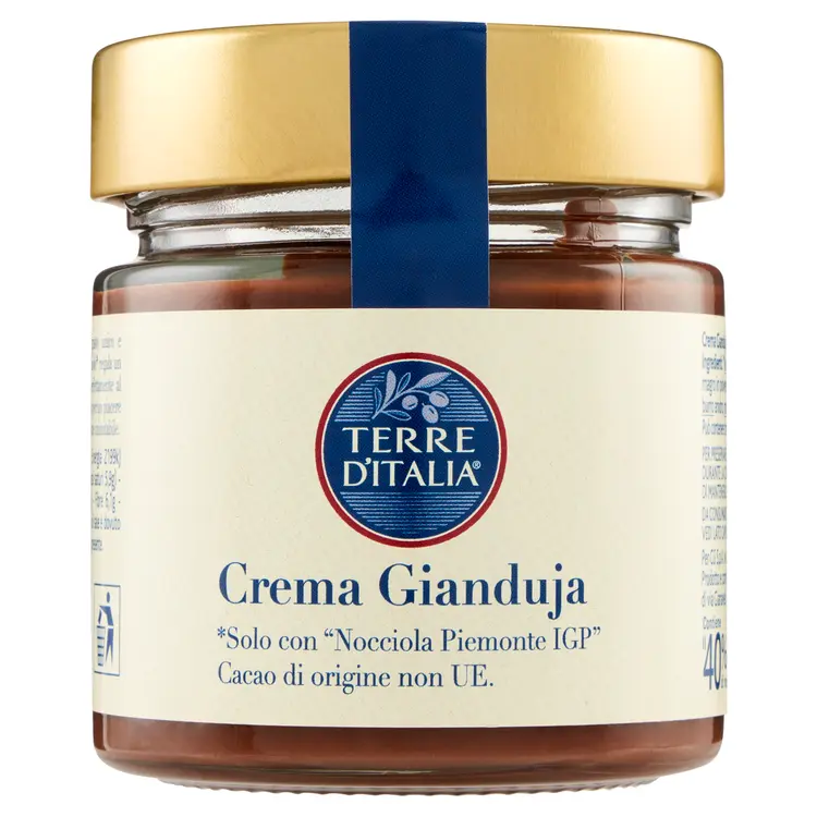 Terre d'Italia Crema Gianduja hasselpähkinälevite 210g