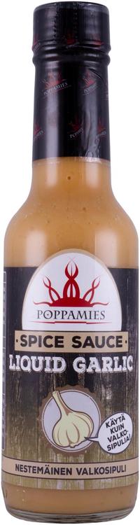 Poppamies Spice Sauce Liquid Garlic maustekastike 150ml