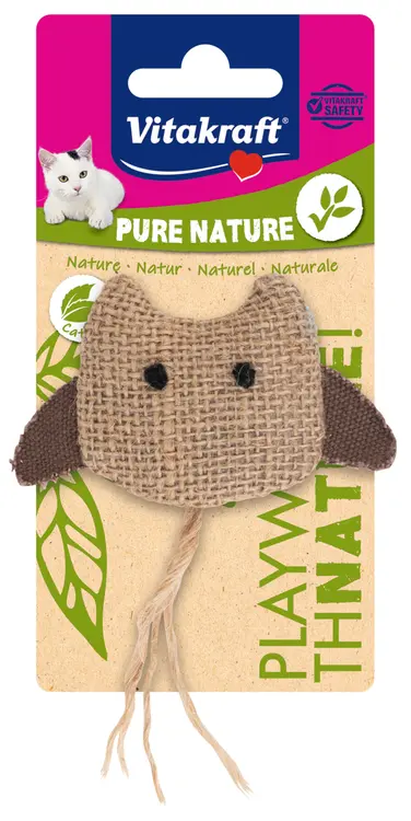 Vitakraft Pure Natrure kissan pöllölelu kissanmintulla