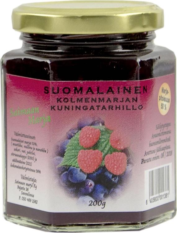 Saimaan Marja 200g kolmenmarjan kuningatarhillo