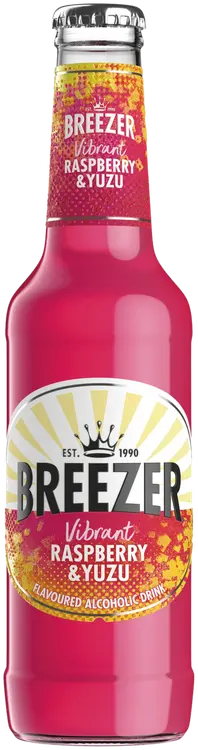 Breezer Vadelma&Yuzu juomasekoitus 4 % lasipullo 0,275 L