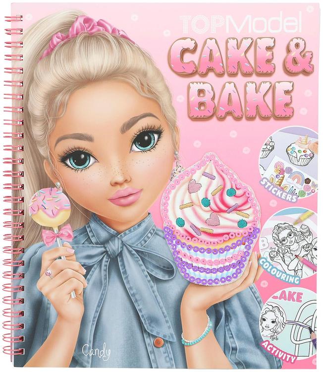 TOPModel Värityskirja CAKE & BAKE