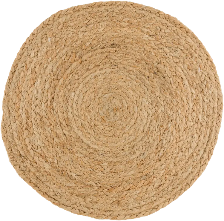 House juuttitabletti pyöreä 36 cm beige