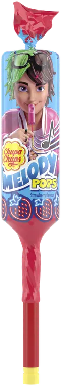Chupa Chups 15g Melody Pops mansikka tikkari