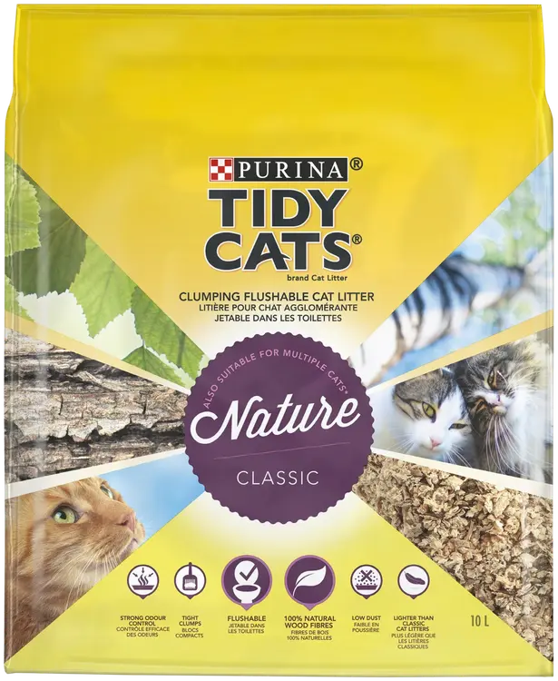 Purina® Tidy Cats® 10l Nature Classic paakkuuntuva kissanhiekka