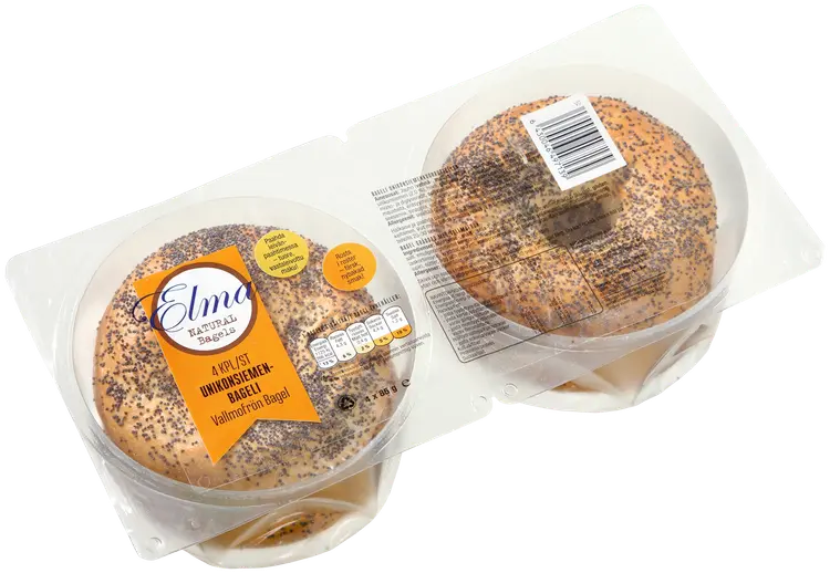 Elma natural bagels Unikonsiemen