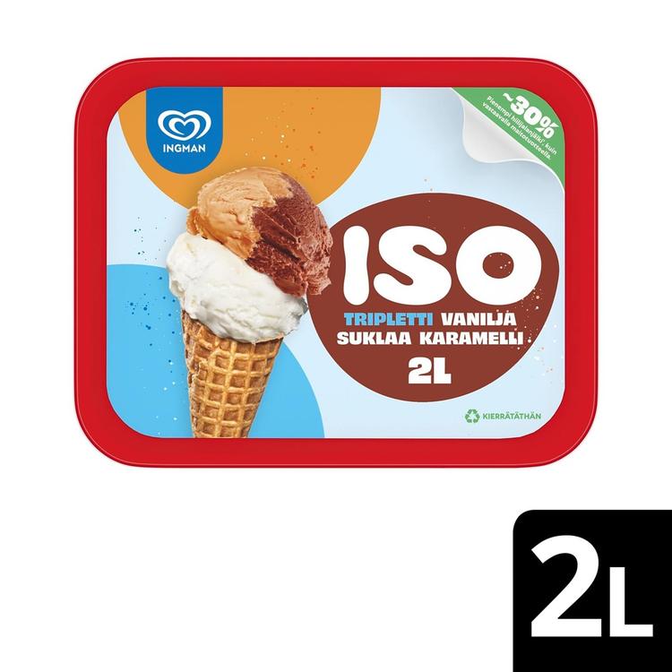 Ingman ISO Tripletti Jäätelö 2000ml/918g