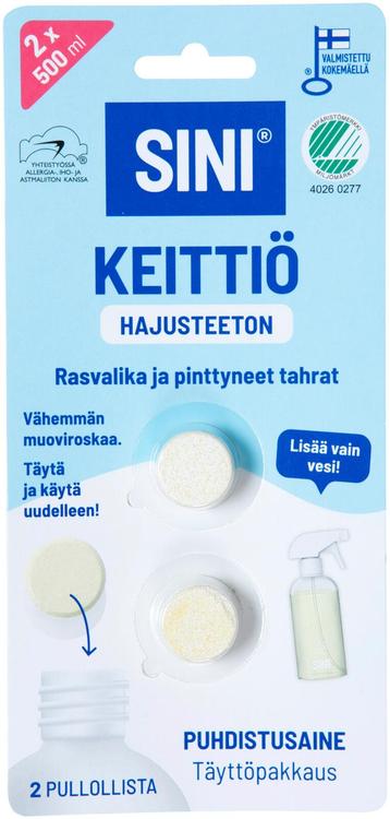 Sini Keittiö täyttöpakkaus 2 kpl hajusteeton